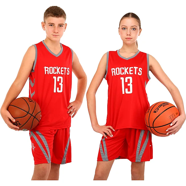 Детская баскетбольная форма
 NBA клуб Houston Rockets 13 BA-6659 (Красный)