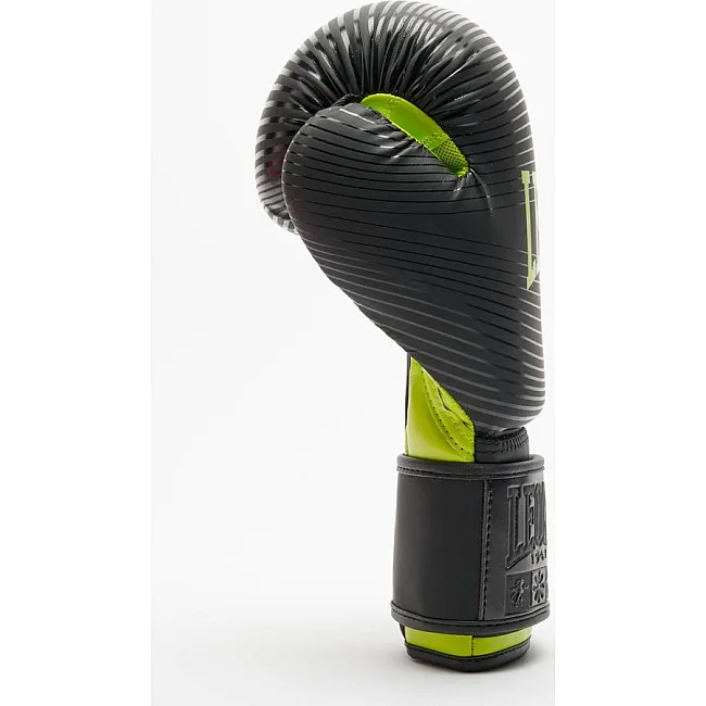 Боксерські рукавиці Leone GN313 WAVES Black (капу в комплекті)