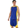 Баскетбольная форма майка и шорты LIDONG L046 3XS-6XL (Черный-красный)