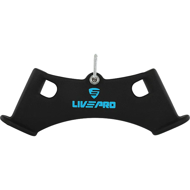 Рукоятка для тяги вниз c широким хватом Wide Triceps grip нескользящее покрытие LiveUp LP8324