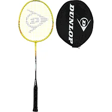 Профессиональная ракетка для бадминтона в чехле DUNLOP DL130 см15234 NITRO-STAR SSX 1.0 YLW G6 HH NF