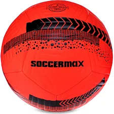 Футбольный мяч HYBRID SOCCERMAX FIFA FB-3113 №5 PU (Красный-черный)