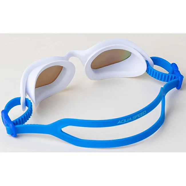 Окуляри для плавання Aqua Speed ECLIPSE MIRROR 61414 білий, блакитний OFSM