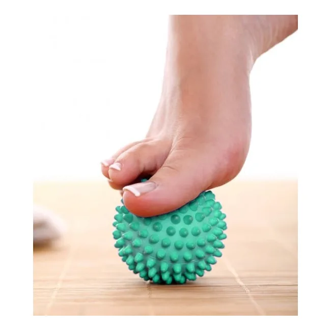 Массажный мяч с шипами 7SPORTS Sonic Ball PJ-8 d8см. Зеленый