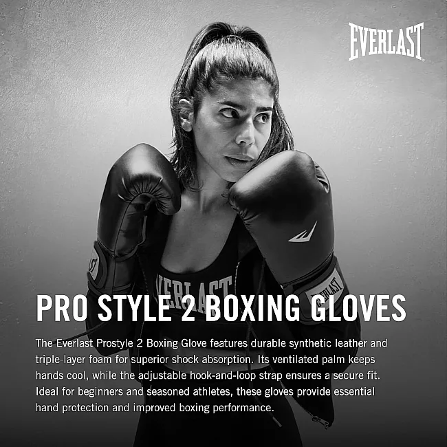 Боксерські рукавиці Everlast PROSTYLE 2 BOXING GLOVE червоний 10 унцій