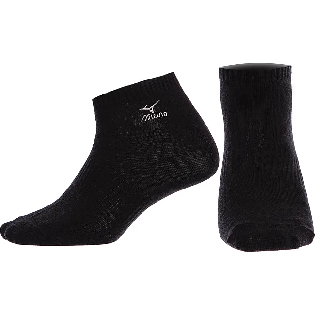 Спортивные носки мужские короткие MIZUNO BC-6942 (Черный)