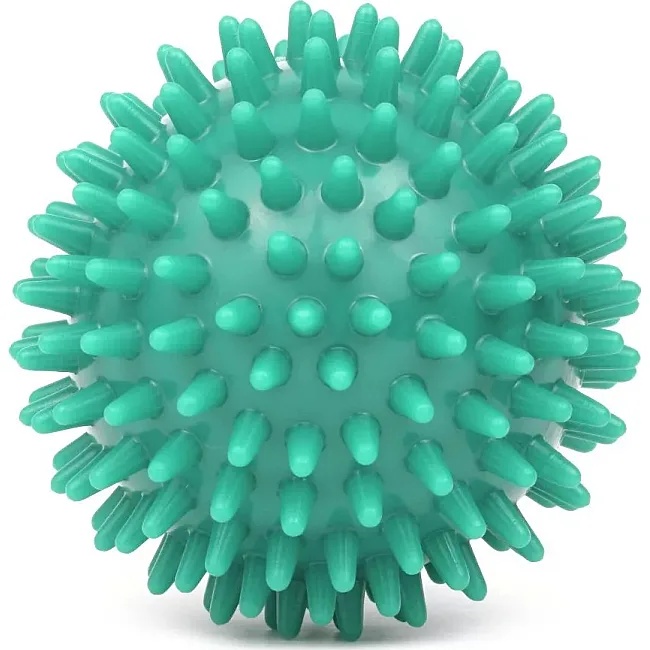 Массажный мяч с шипами 7SPORTS Sonic Ball PJ-8 d8см. Зеленый