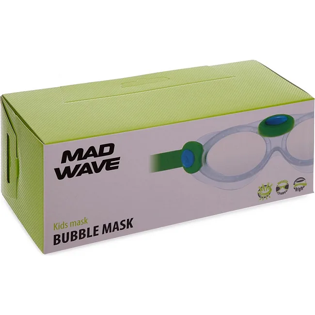 Окуляри для плавання дитячі MADWAVE
 FLAME KIDS M046401 (Зелений)