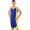 Баскетбольная форма майка и шорты LIDONG L046 3XS-6XL (Черный-красный)
