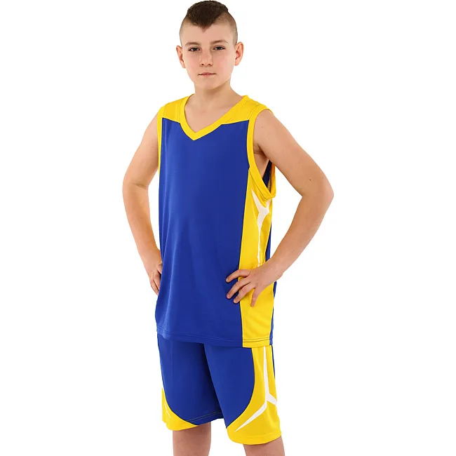 Баскетбольная форма майка и шорты LIDONG L046 3XS-6XL (Черный-красный)