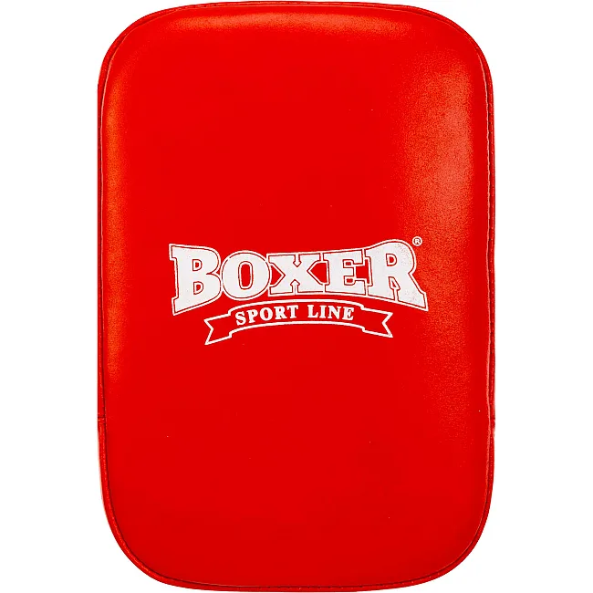 Маківара Пряма тренувальна для відпрацювання ударів шкіряна BOXER
 1019-02 45х30х10см 1шт (Червоний)