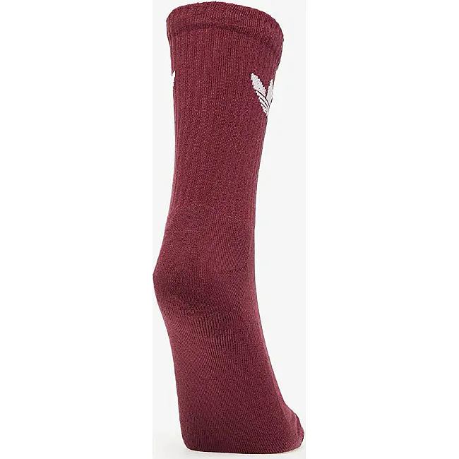 Носки Adidas TR CREW S 6P зеленый, белый, голубой, черный, темно-зеленый, бордовый