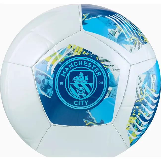 Футбольный футбольный Puma MCFC ftblNRGY Ball белый, синий