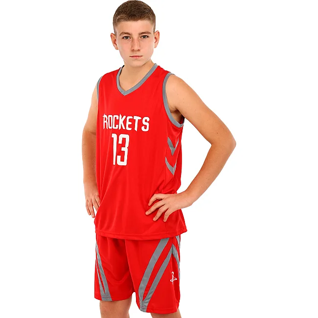 Детская баскетбольная форма
 NBA клуб Houston Rockets 13 BA-6659 (Красный)