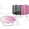 Батут THUNDER OUTSIDE PRO с наружной сеткой 10 футов 305 см черно-розовый