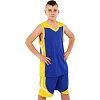Баскетбольная форма майка и шорты LIDONG L046 3XS-6XL (Черный-красный)