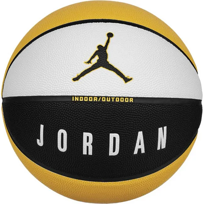 М'яч баскетбольний Nike JORDAN ULTIMATE 2.0 8P DEFLATED білий, чорний, жовтий 7