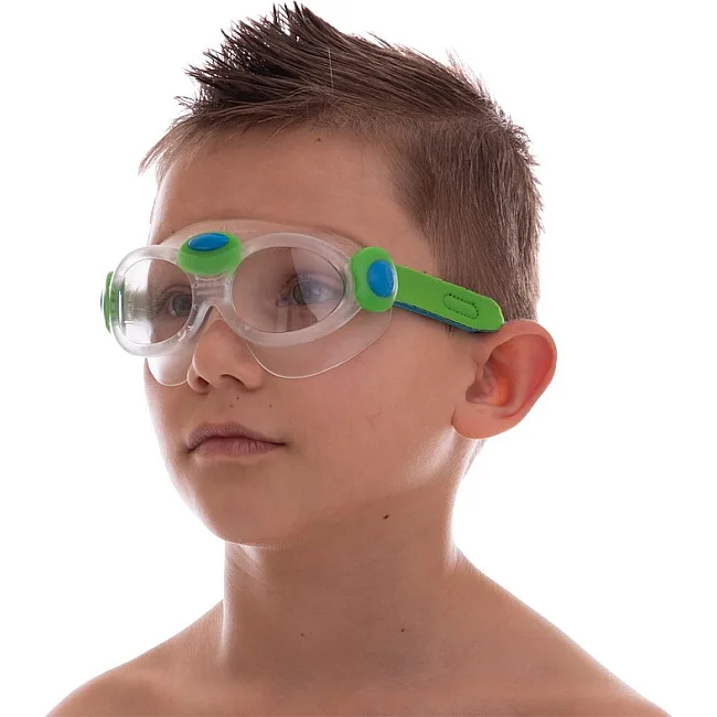 Окуляри для плавання дитячі MADWAVE
 FLAME KIDS M046401 (Зелений)