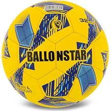 Футбольний м'яч BALLONSTAR FB-5176 №5 PU (Жовтий-синій)