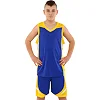 Баскетбольная форма майка и шорты LIDONG L046 3XS-6XL (Черный-красный)