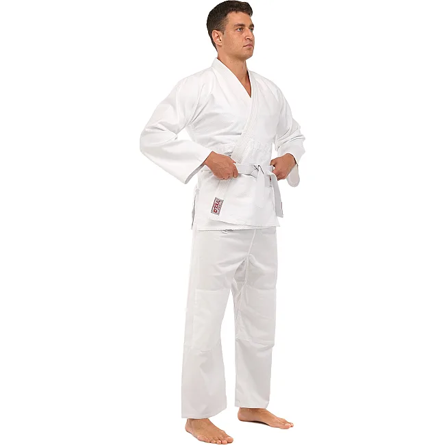 Кимоно для дзюдо куртка штаны и пояс VELO VL-4406 140-180см