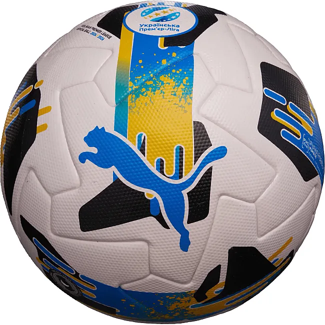 Футбольный футбольный Puma PUMA Orbita UPL (FIFA Quality Pro) белый, черный, голубой 5