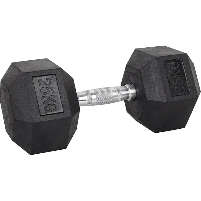 Гантель шестигранна inSPORTline Hexsteel 25 кг