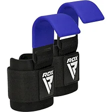 Гаки для тяги на зап'ястя RDX W5 Gym Hook Strap Blue Plus