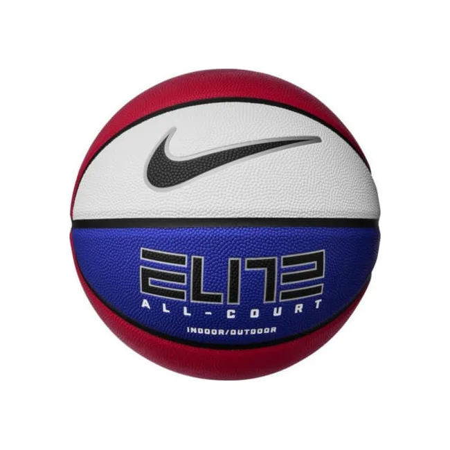 М'яч баскетбольний Nike ELITE ALL COURT 8P 2.0 DEFLATED білий, синій, червоний
