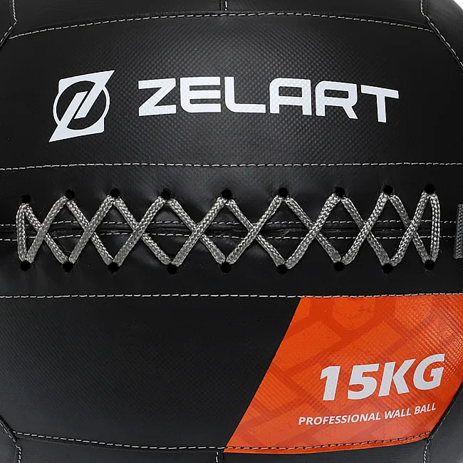 М'яч набивний медичний для кросфіту WALL BALL ZELART
 TA-7822-15 вага-15кг