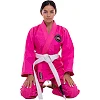 Кимоно для для бразильского джиу-джитсу BJJ женское розовое куртка штаны и пояс HARD TOUCH JJSL 130 см
-160 см
см