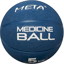 Медбол META Color Medicine Ball 5 kg синий 27 см