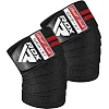 Бинти на коліна RDX GYM KNEE WRAP R11 BLACK/RED