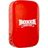 Маківара Пряма тренувальна для відпрацювання ударів шкіряна BOXER
 1019-02 45х30х10см 1шт (Червоний)