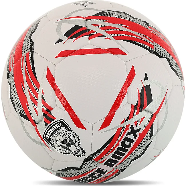 Футбольний м'яч
 професійний SOCCERMAX FB-4165 №5 PU (Білий-червоний)
