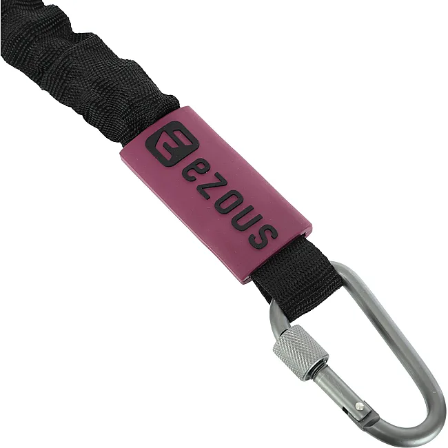 Трубчатый эспандер
 с карабином в защитном рукаве RESISTANCE TUBE WITH COVER EZOUS K-05-L нагрузка низкая