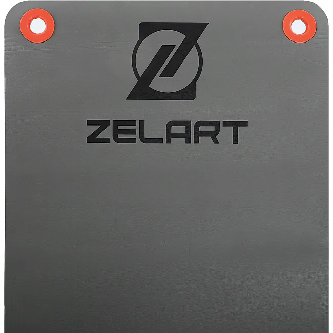 Коврик для фитнеса и спорта с люверсами для хранения ZELART
 FI-5319 180x61x1,25см (Серый)