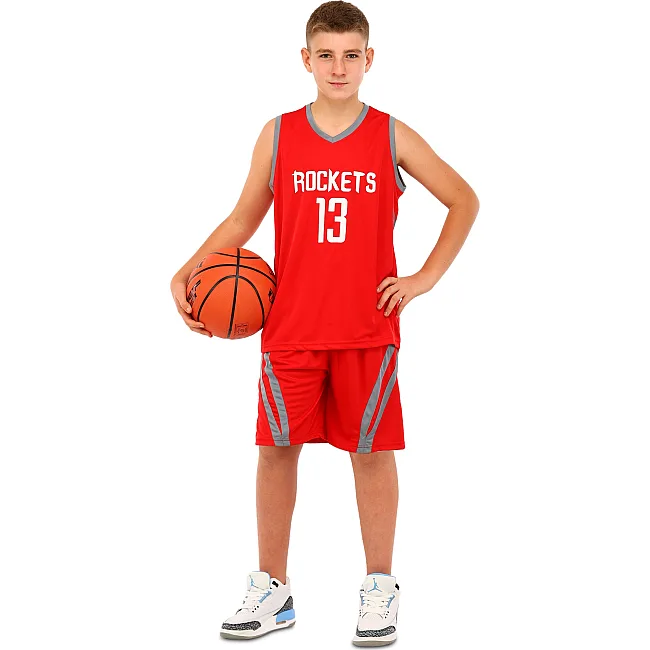 Детская баскетбольная форма
 NBA клуб Houston Rockets 13 BA-6659 (Красный)