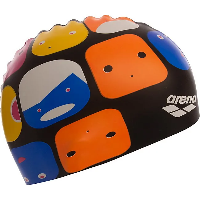 Детская шапочка для плавания ARENA PRINT JUNIOR AR-94171-50
