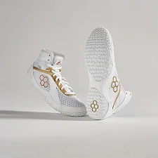 Детские борцовки RUDIS Alpha 2.0 Jordan Burroughs Edition Youth White Gold