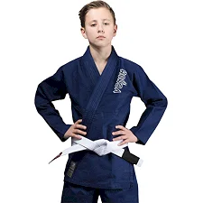 Детское кимоно для джиу-джитсу Venum Contender Navy Blue
