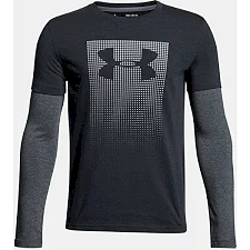 Футболка с длинным рукавом Under Armour Knit 2-in-1 Black