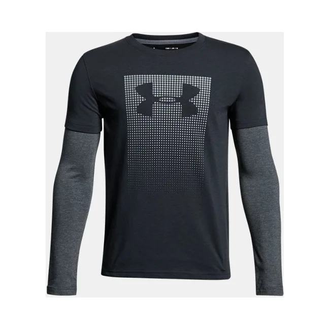 Футболка с длинным рукавом Under Armour Knit 2-in-1 Black
