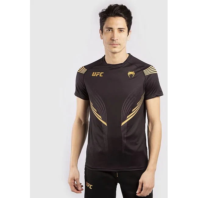 Футболка VENUM UFC FightNight Pro Linе Dry Tech Black Gold