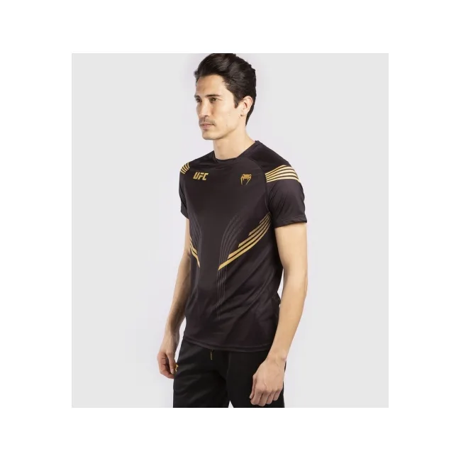 Футболка VENUM UFC FightNight Pro Linе Dry Tech Black Gold