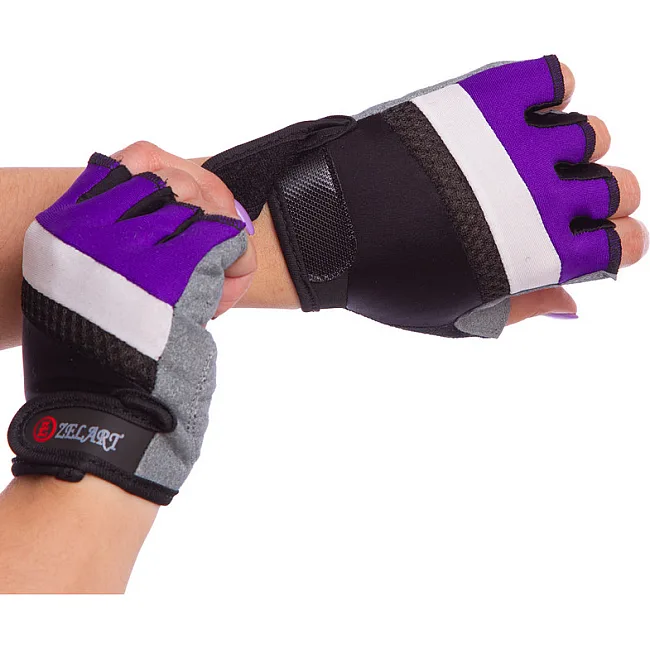 Женские перчатки для фитнеса ZELART BC-3786