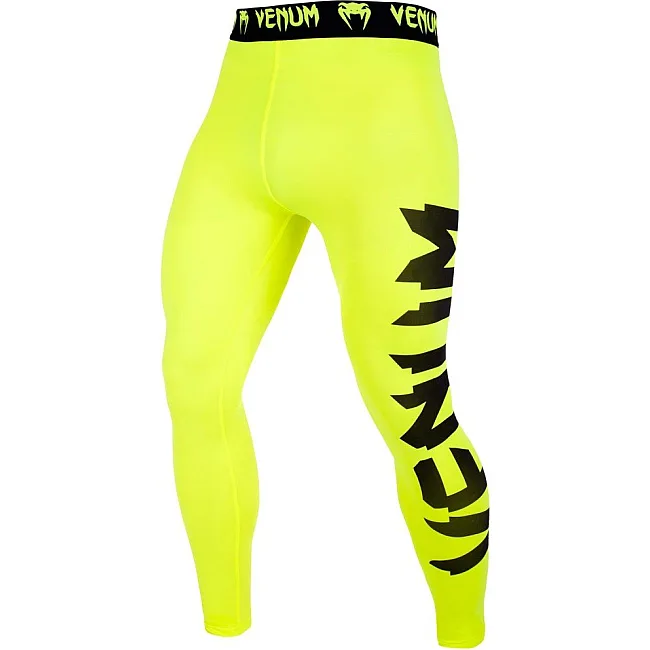 Компрессионные штаны VENUM Giant Yellow/Black