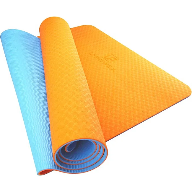 Коврик для йоги U-POWEX TPE Orange/Blue (183х61х0.6)
