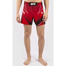 Легкі шорти для ММА VENUM Authentic UFC FightNight Short Fit Pro Line Red