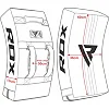 Макивара RDX T1 Curved Kick Shield with Nylon Handles Black
